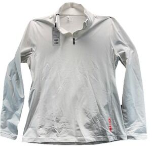 Bogner Fire Ice Margo2 Quarter Zip Performance Top Womens XL White NWT